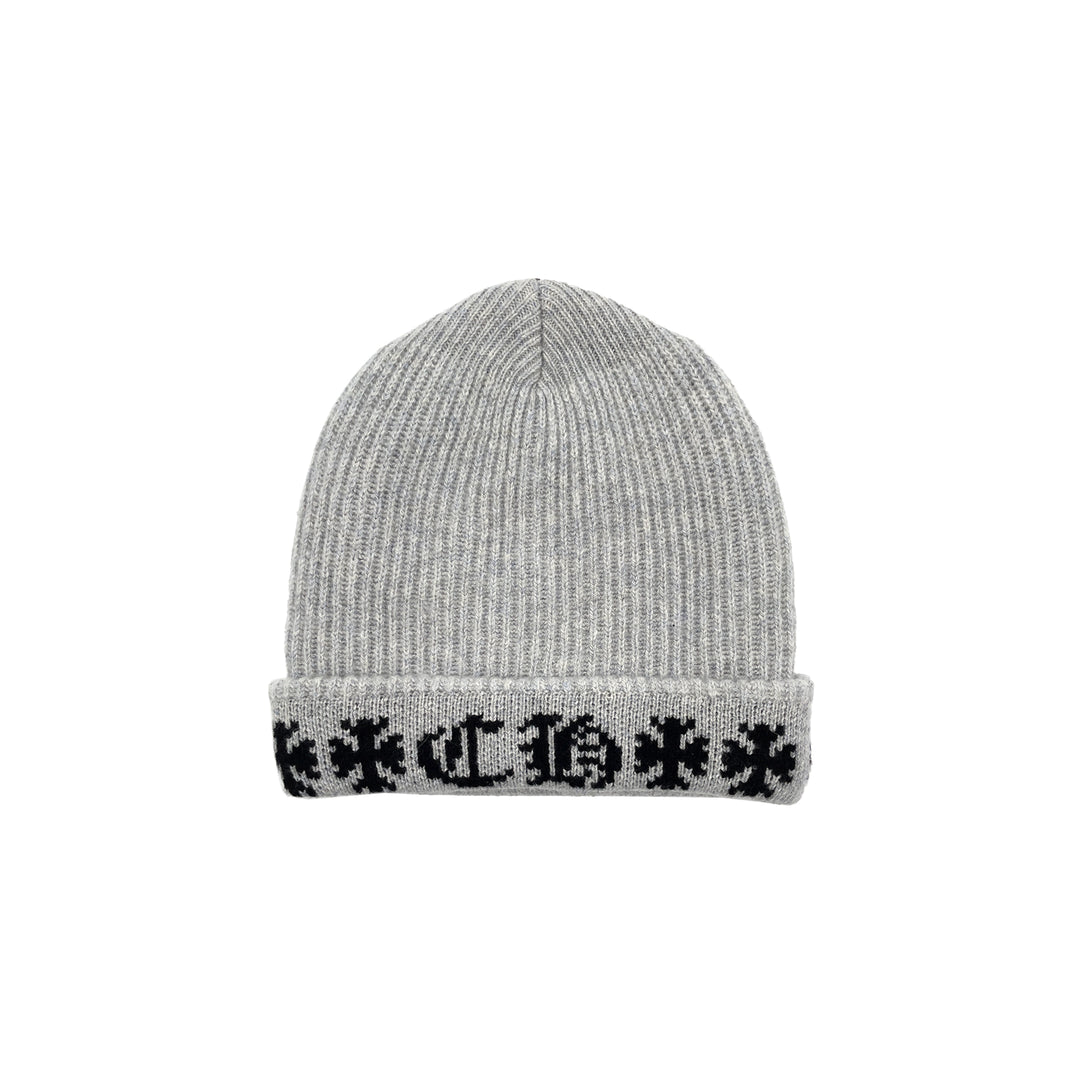 Chrome Hearts Big Daddy Cashmere Grey Beanie