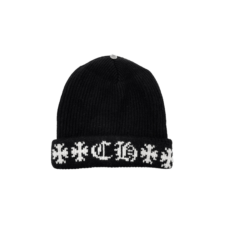 Chrome Hearts Big Daddy Cashmere Black Beanie