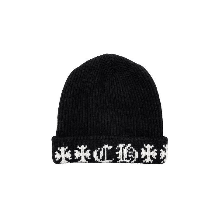 Chrome Hearts Big Daddy Cashmere Black Beanie