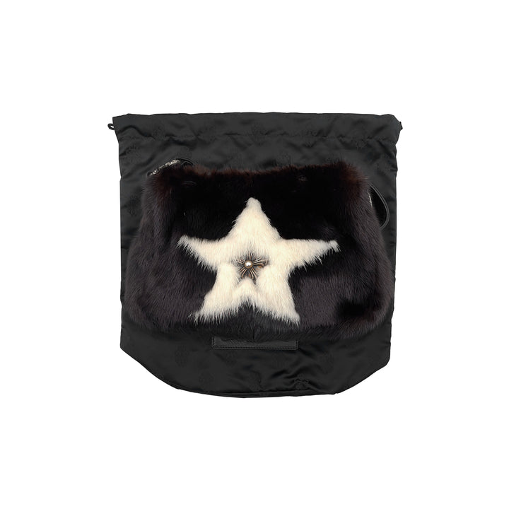 Chrome Hearts Aspen Exclusive 1of1 White Star Mink Fur Chicken Nugget Bag