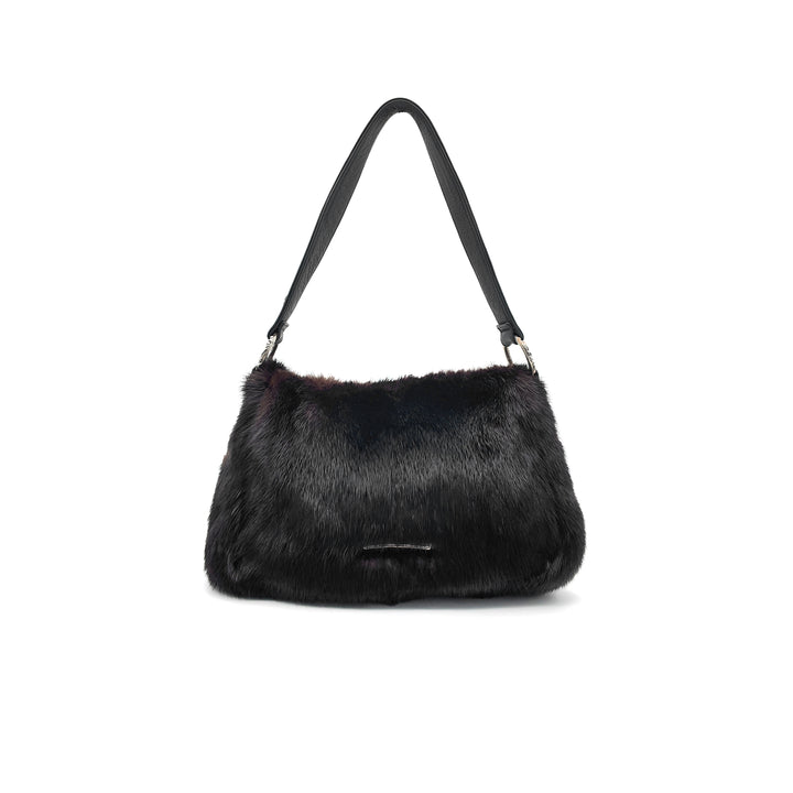 Chrome Hearts Aspen Exclusive 1of1 White Star Mink Fur Chicken Nugget Bag