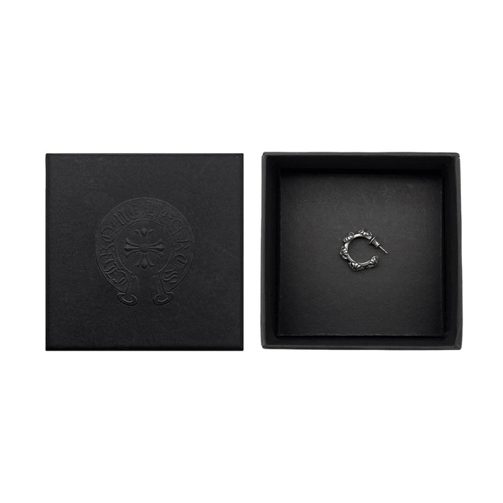 Chrome Hearts Silver SBT Cross Earring Hoop