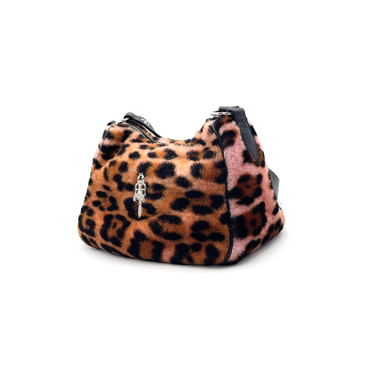 Chrome Hearts Dagger Leopard&Pink Chicken Nugget Bag