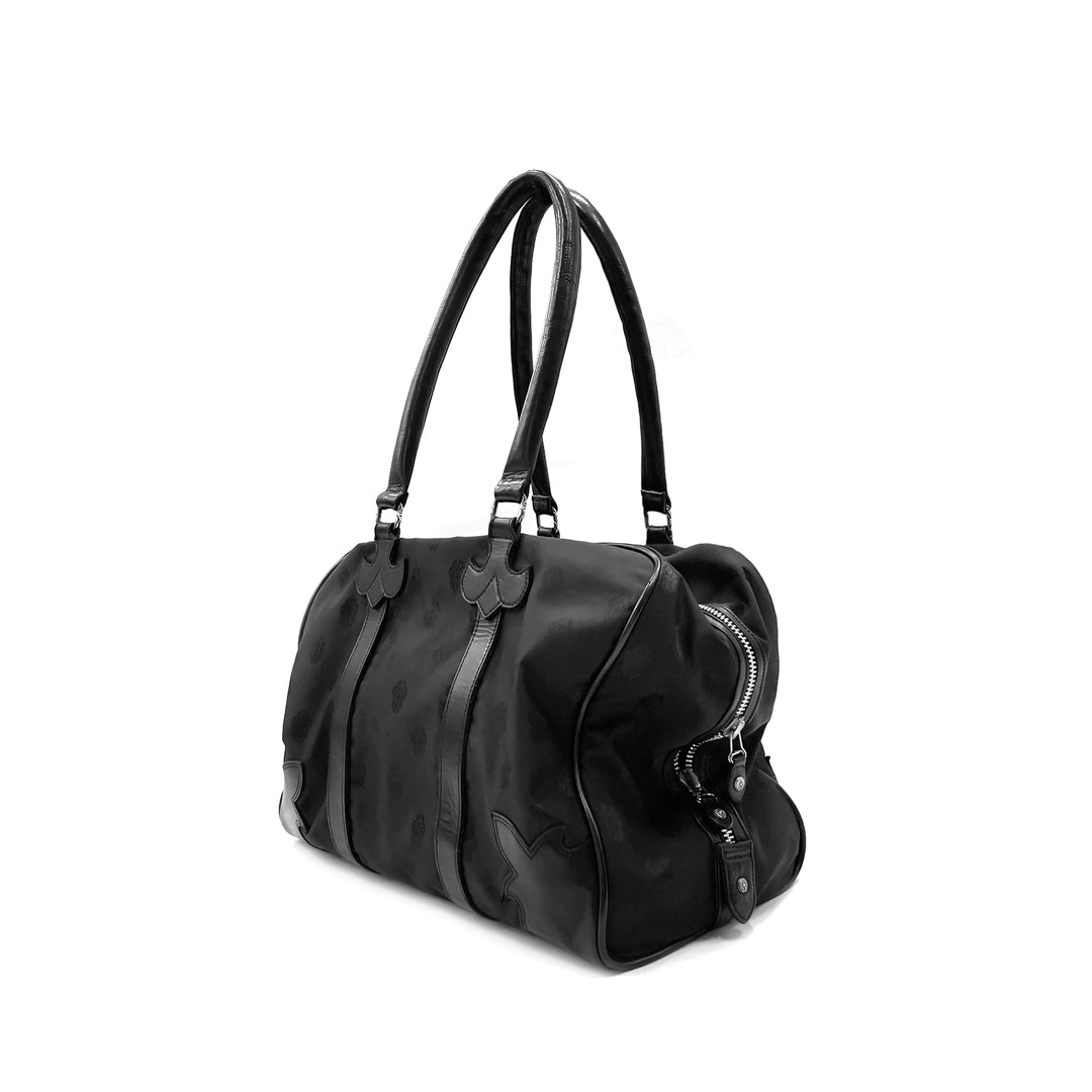 Chrome Hearts Dagger Tonal Monogram Nylon Black Handbag