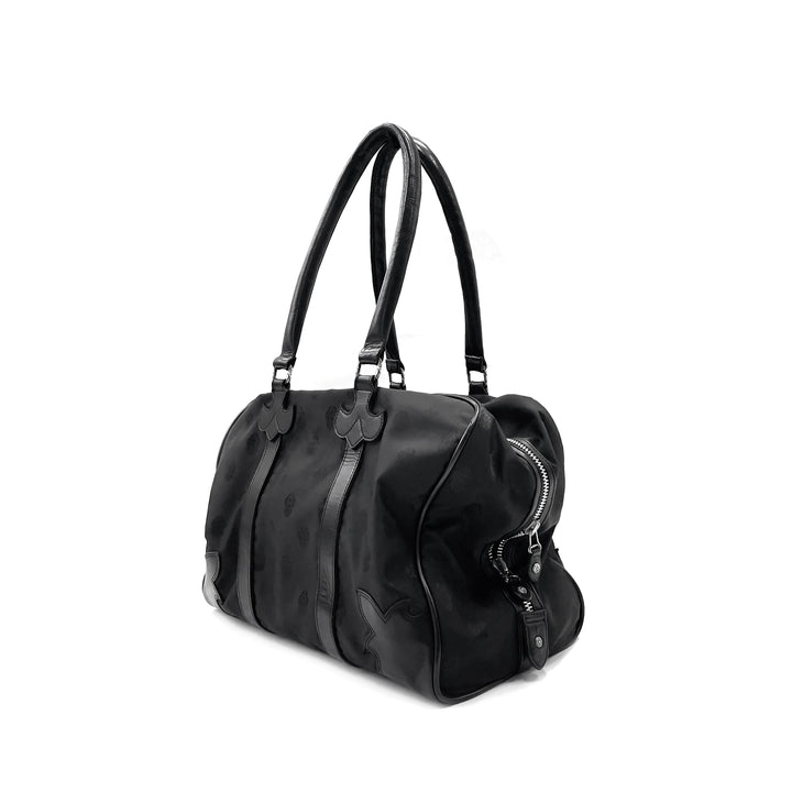 Chrome Hearts Dagger Tonal Monogram Nylon Black Handbag