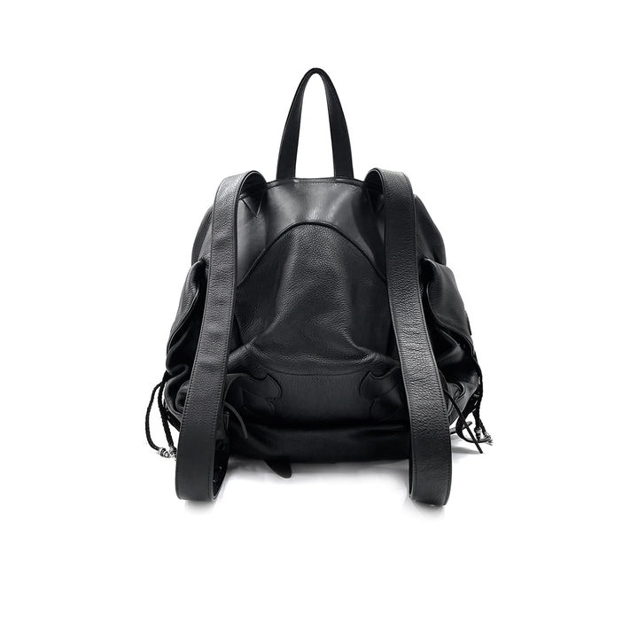 Chrome Hearts Sliver Cross Gunslinger Leather Backpack