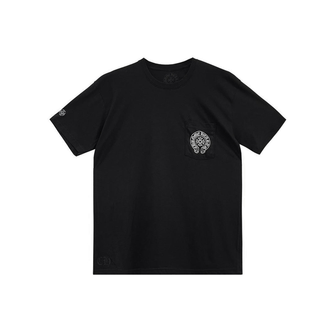 Chrome Hearts Gradient Horseshoe Black Short Sleeve Tee