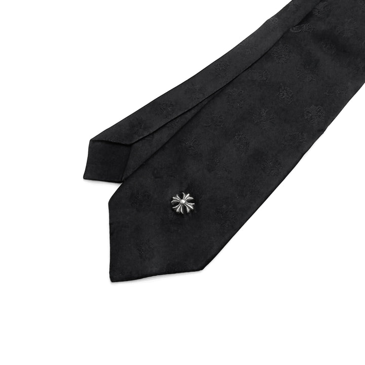 Chrome Hearts Cross Tonal Monogram Silk Tie