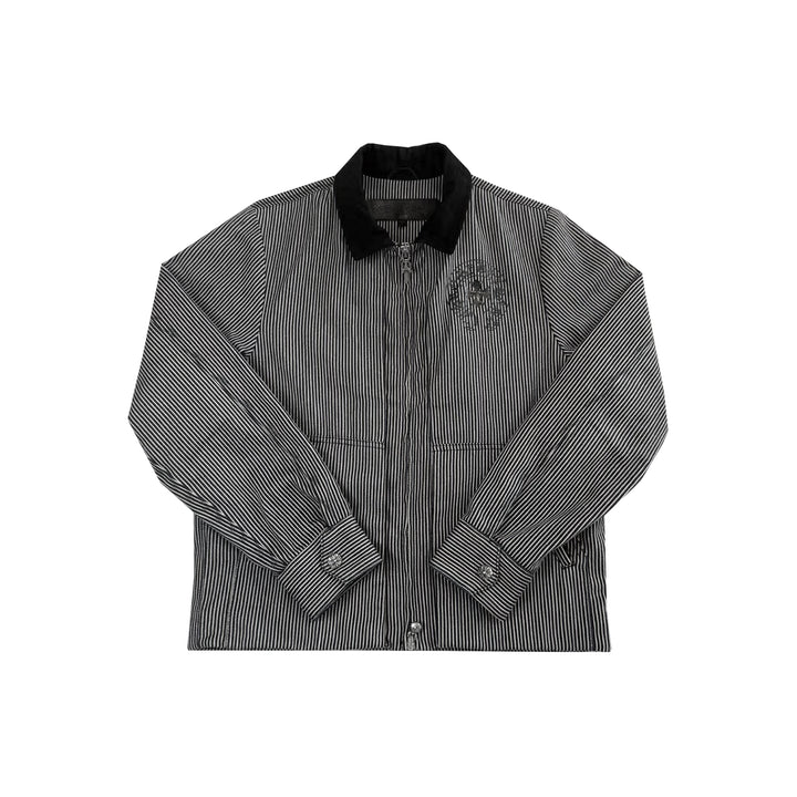 Chrome Hearts Japan Exclusive Striped Black Work Jacket