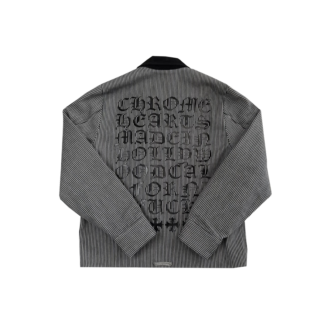 Chrome Hearts Japan Exclusive Striped Black Work Jacket