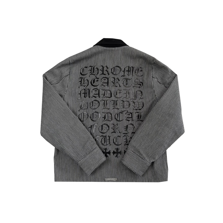 Chrome Hearts Japan Exclusive Striped Black Work Jacket