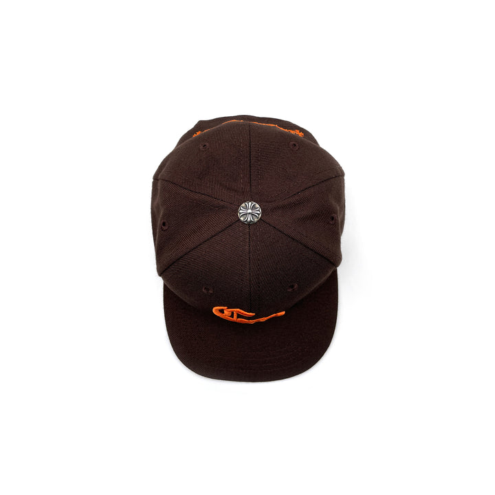 Chrome Hearts CH Embroidered Brown Cap