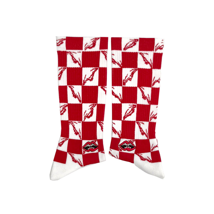 Chrome Hearts Matty Boy 99 Eyes Checkerboard Socks