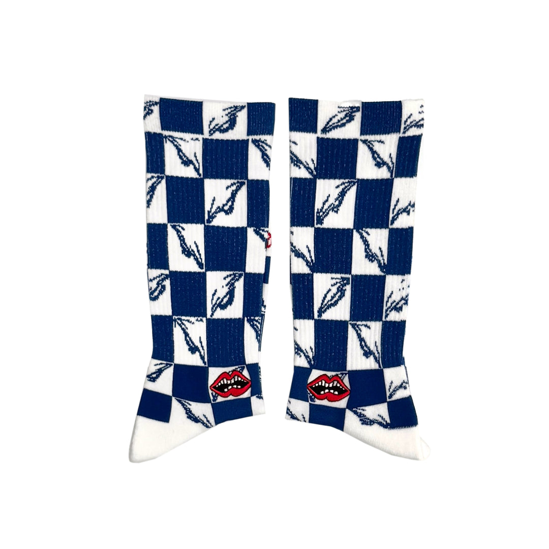 Chrome Hearts Matty Boy 99 Eyes Checkerboard Socks