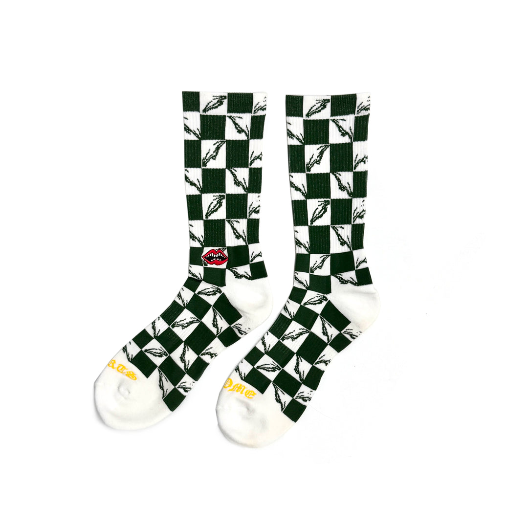 Chrome Hearts Matty Boy 99 Eyes Checkerboard Socks