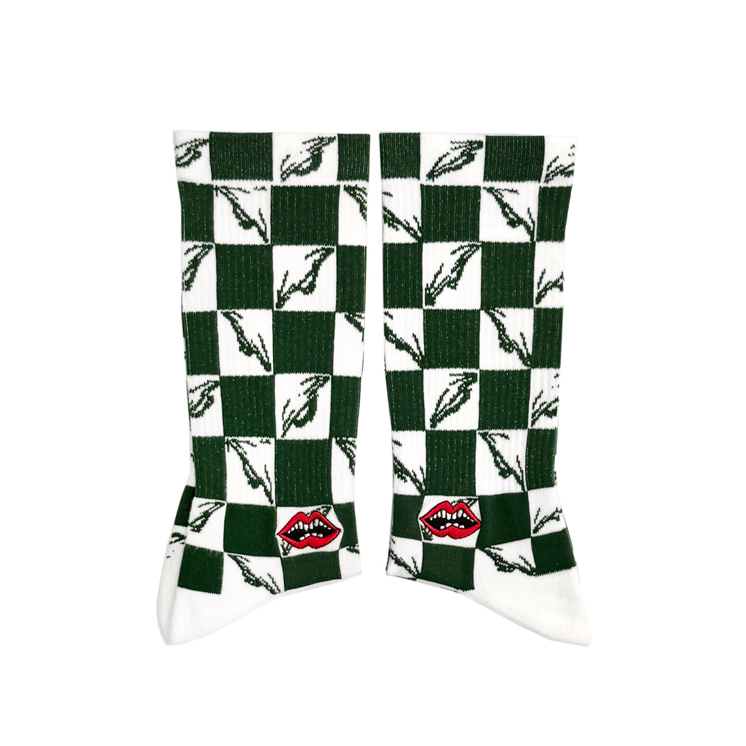 Chrome Hearts Matty Boy 99 Eyes Checkerboard Socks