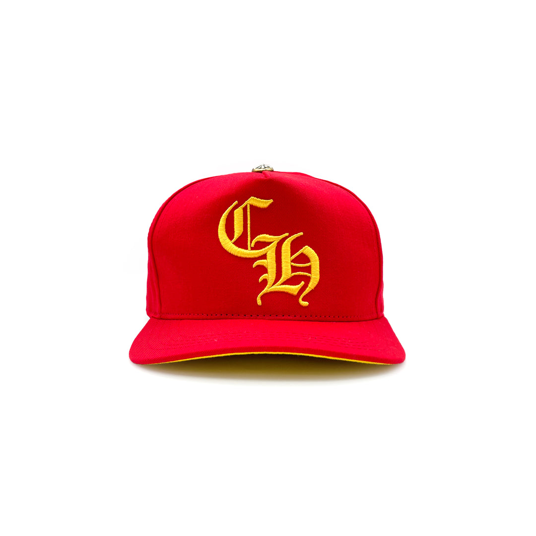 Chrome Hearts CH Embroidered Red Cap