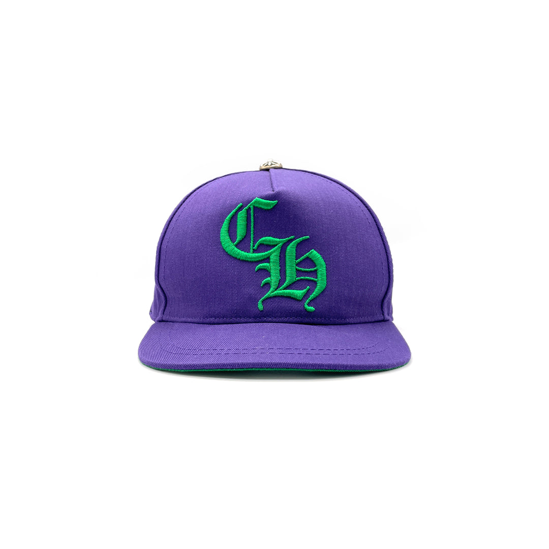 Chrome Hearts CH Embroidered Purple Cap