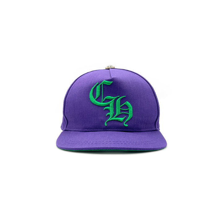 Chrome Hearts CH Embroidered Purple Cap