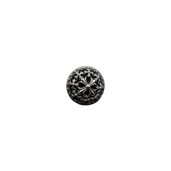 Chrome Hearts Silver Cross Shield Ring