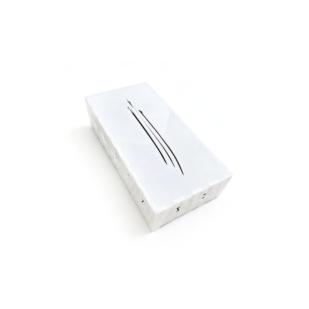 Chrome Hearts RS3 Triple Cross White Tissue Box