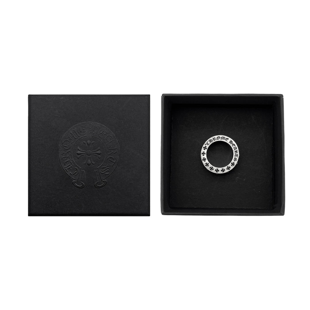 Chrome Hearts Silver F U Plus Cross Spinner Ring