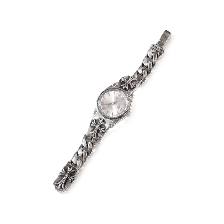 Chrome Hearts Rolex champagne Dial Cross Watch Strap