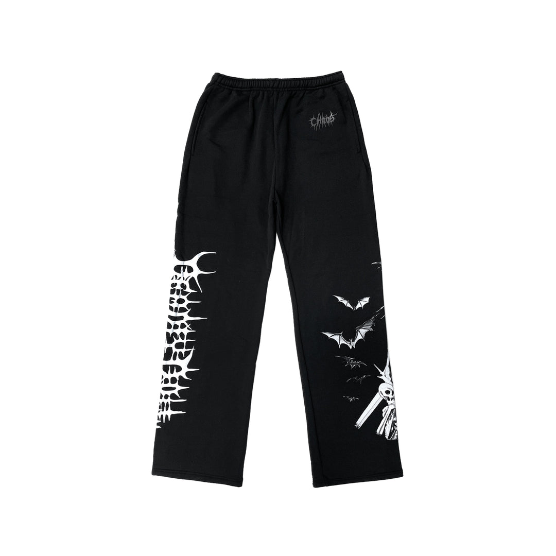 Deadly Dolls Chaos Black Sweatpants
