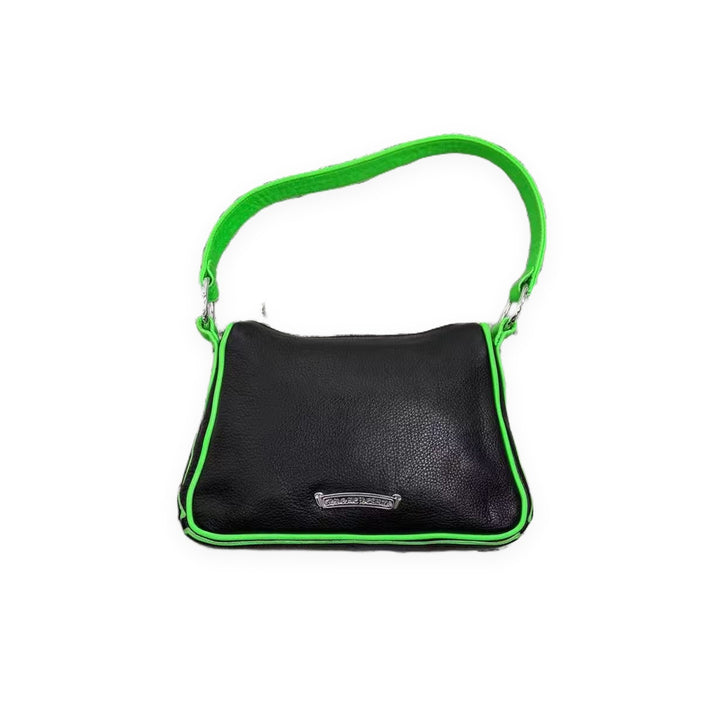 Chrome Hearts St. Barth Exclusive Green Fleur Black Chicken Nugget Bag