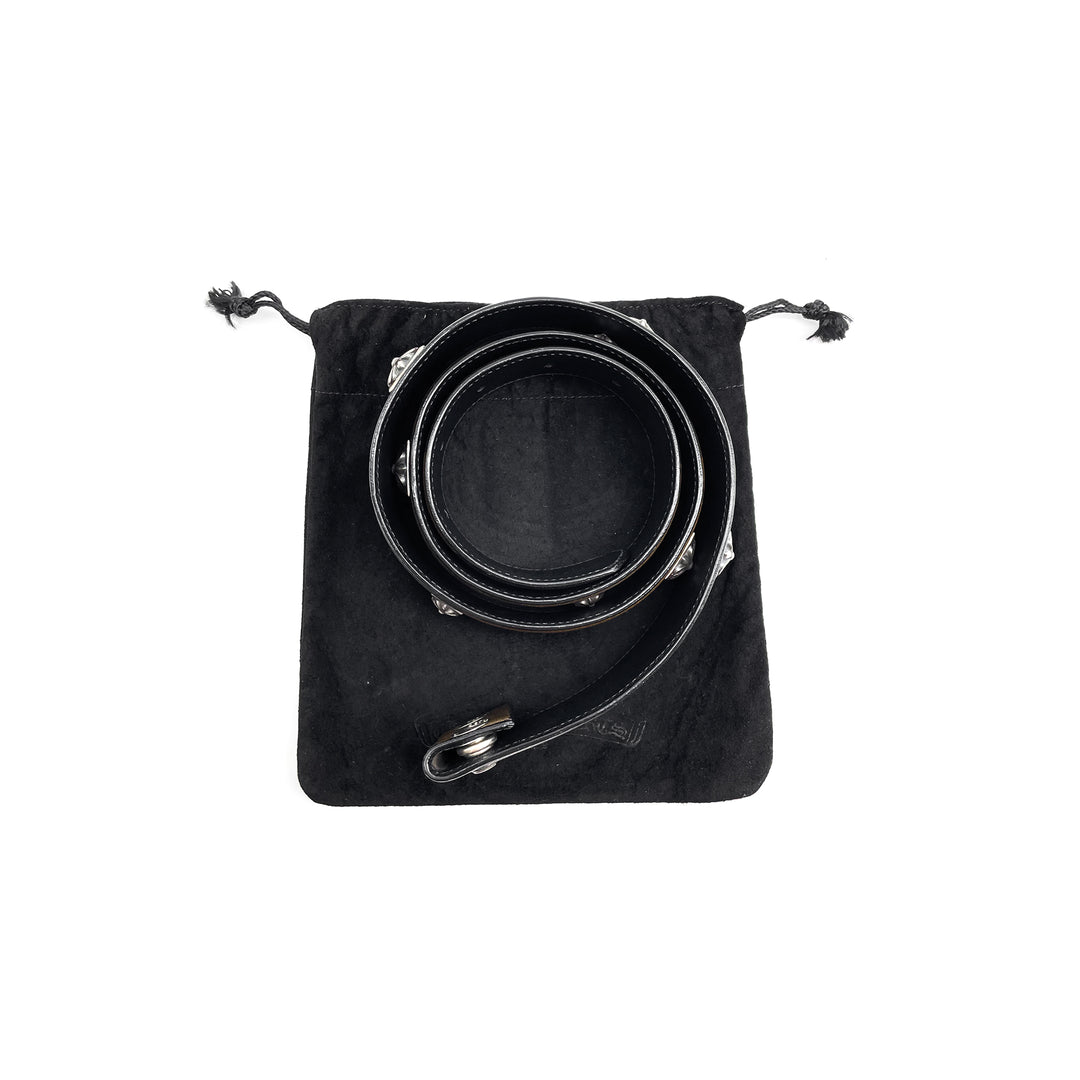 크롬하츠 실버 스퀘어 크로스 리벳 카모 벨트