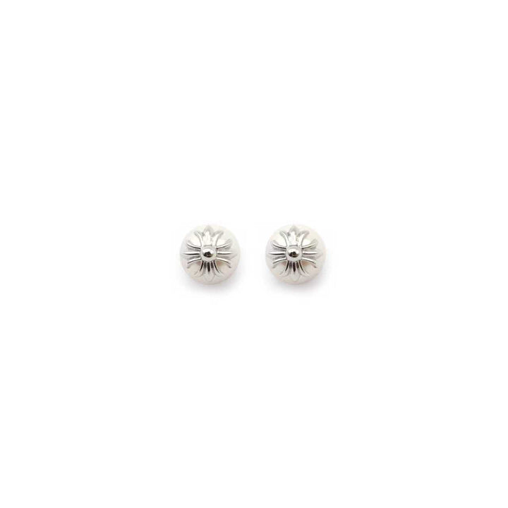 Chrome Hearts 18K White Gold Mikimoto Pearl Earring Stud
