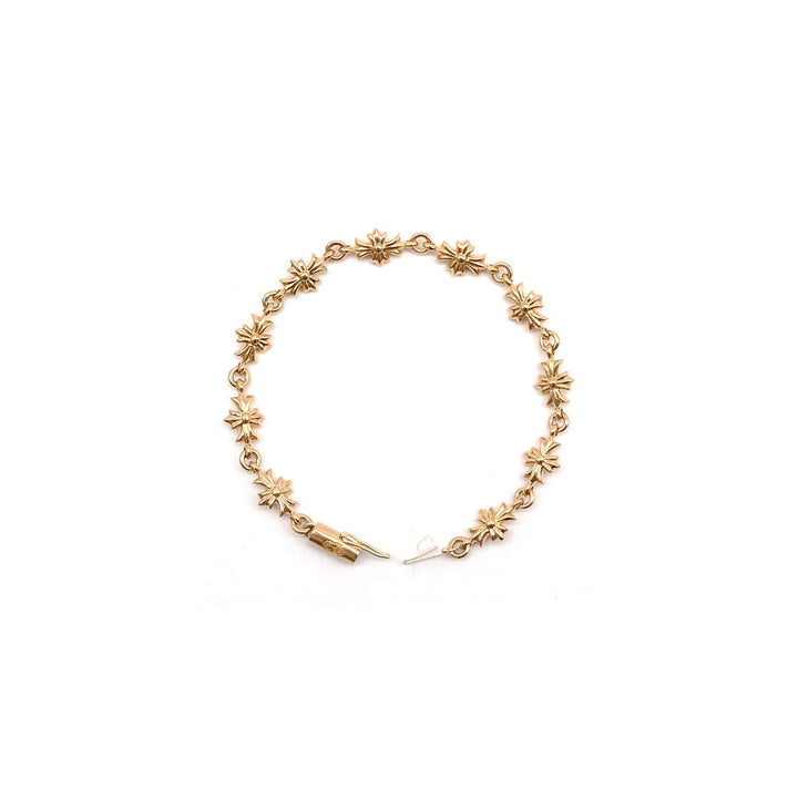 Chrome Hearts 22K Gold Tiny E Bracelet