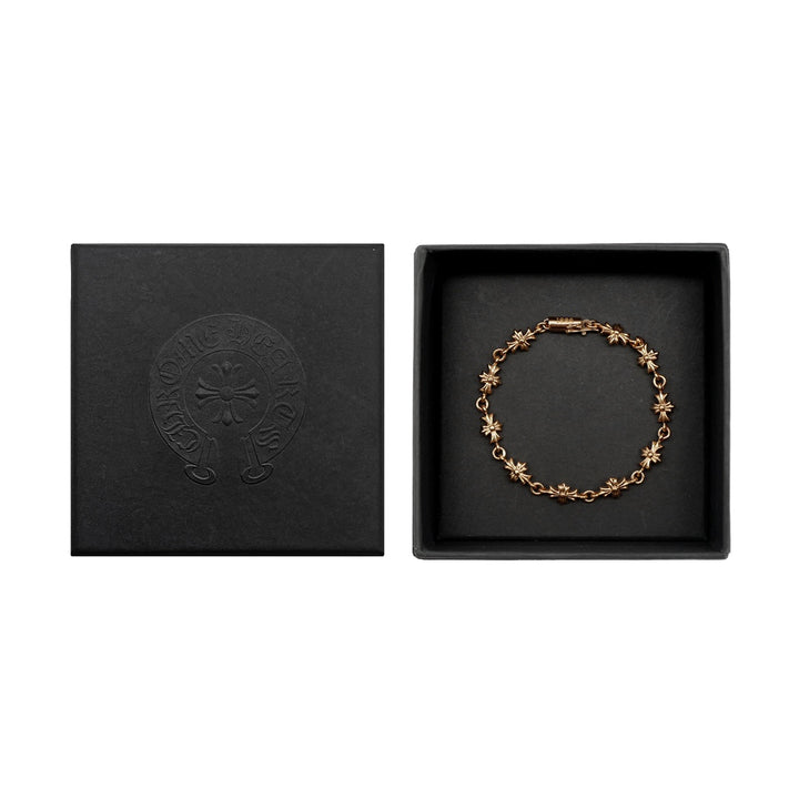 Chrome Hearts 22K Gold Tiny E Bracelet
