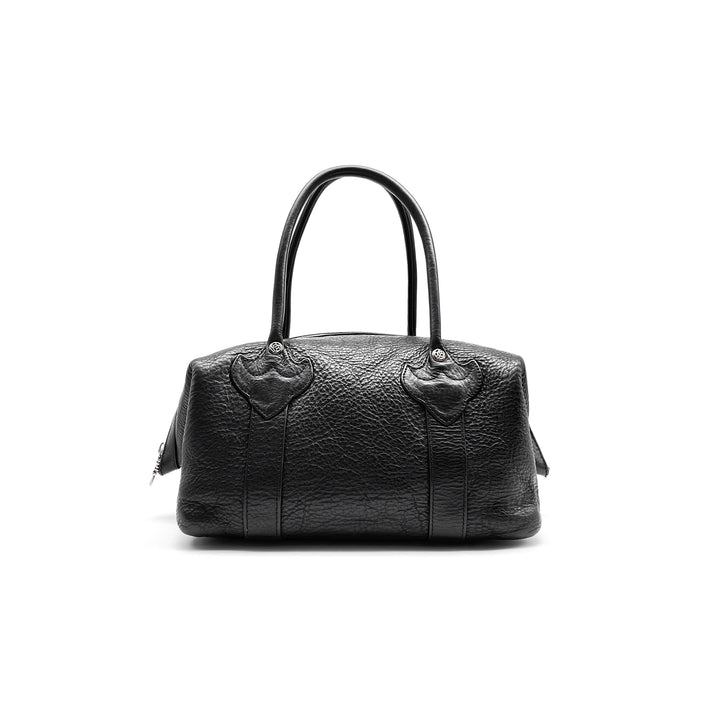 크롬하츠 모니카 레더 라지 크로스 대거 지퍼 핸드백