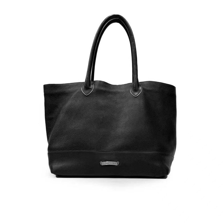 Chrome Hearts White&Green Cemetery Cross Leather Tote Bag