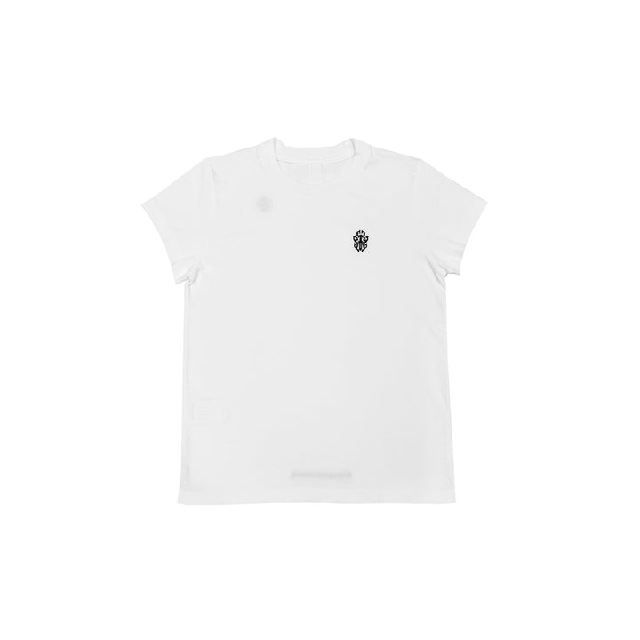 Chrome Hearts Embroidered Dagger White Short Sleeve T-Shirt Tee