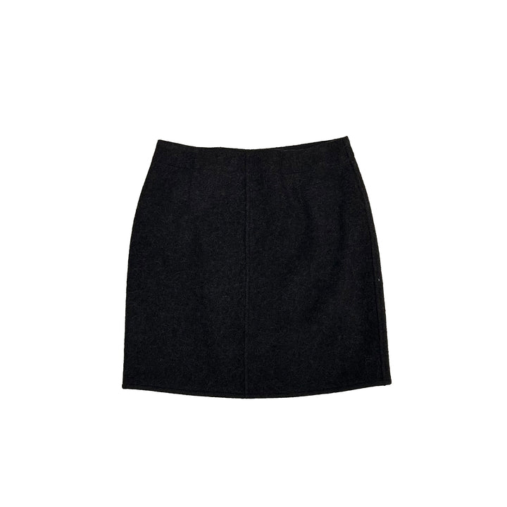 Lemaire Brushed Wool Wrap Mini Skirt