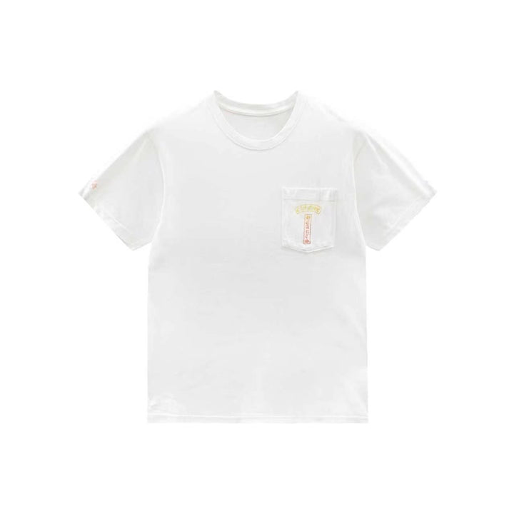 Chrome Hearts Gradient T Bar Script White Short Sleeve Tee