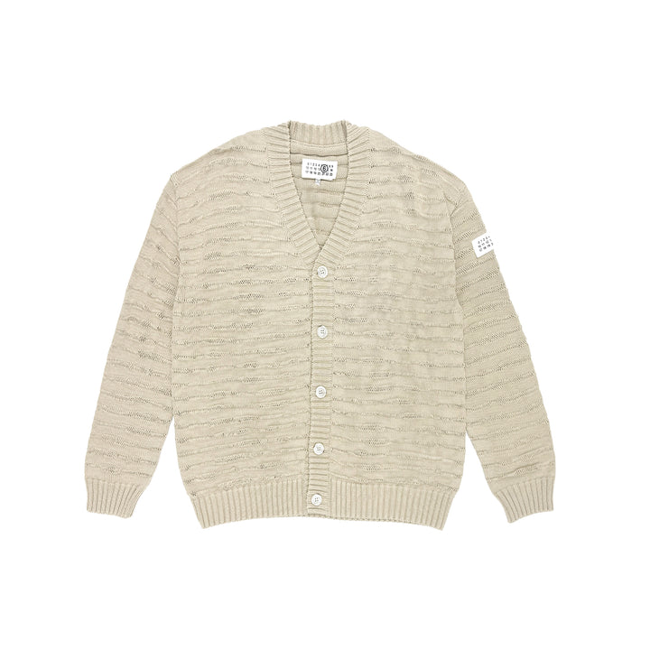 MM6 Maison Margiela Beige Cardigan