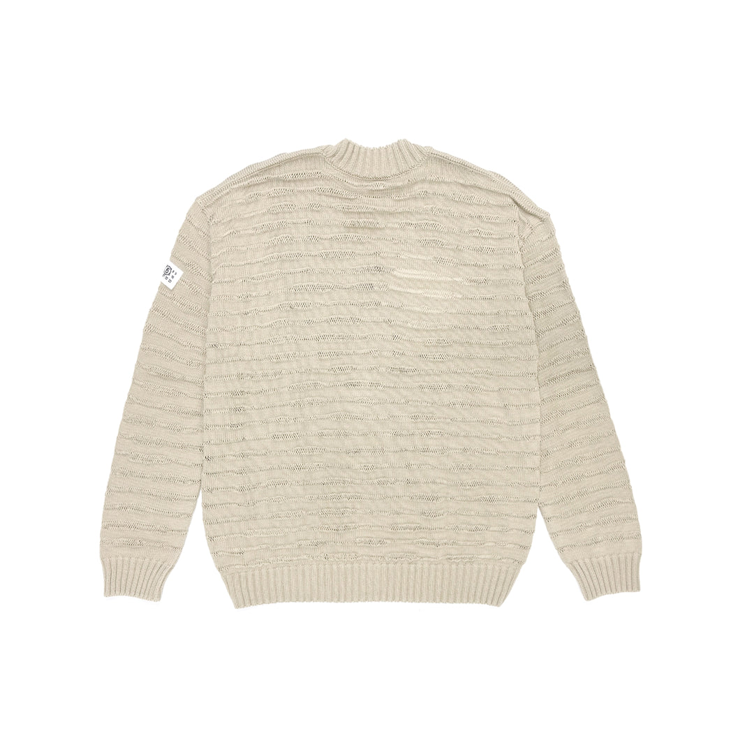 MM6 Maison Margiela Beige Cardigan