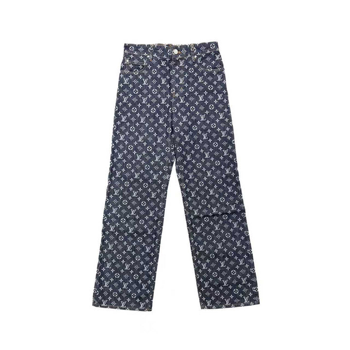 Louis Vuitton Monogram Jacquard Denim Trousers