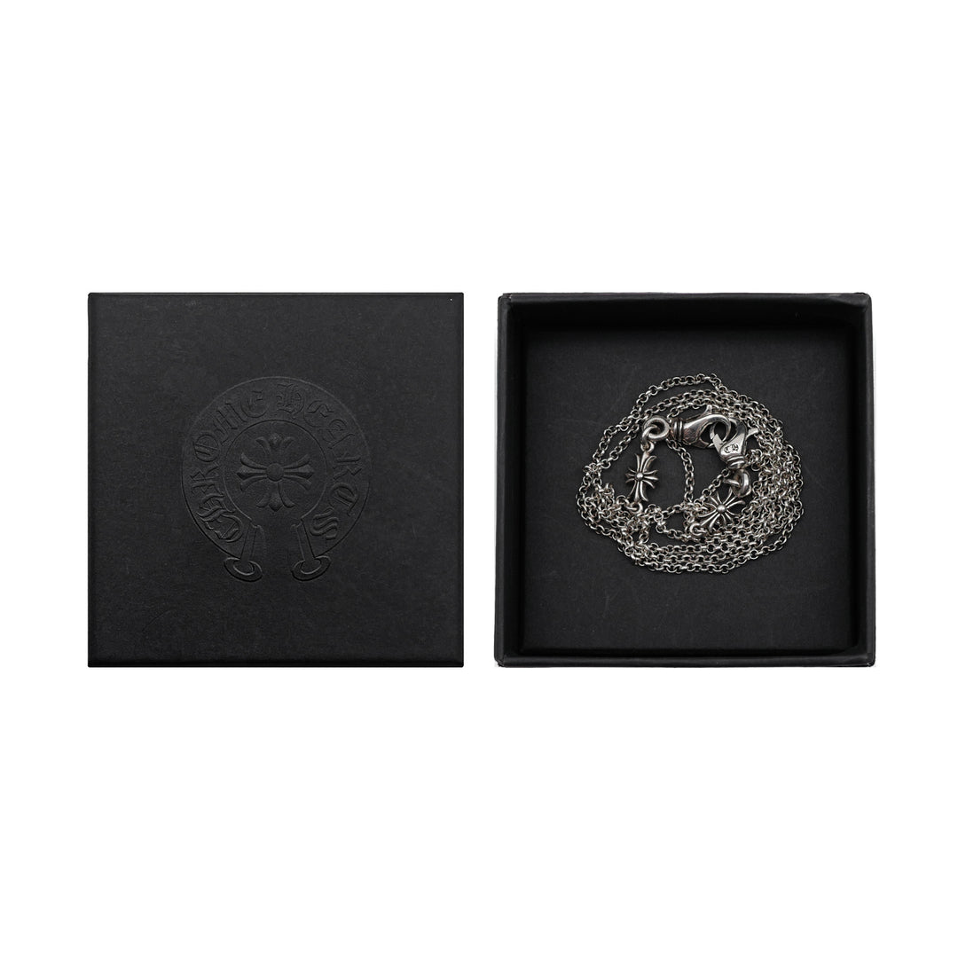 Chrome Hearts Silver Tiny E Plus Mask Holder&Eyewear Chain