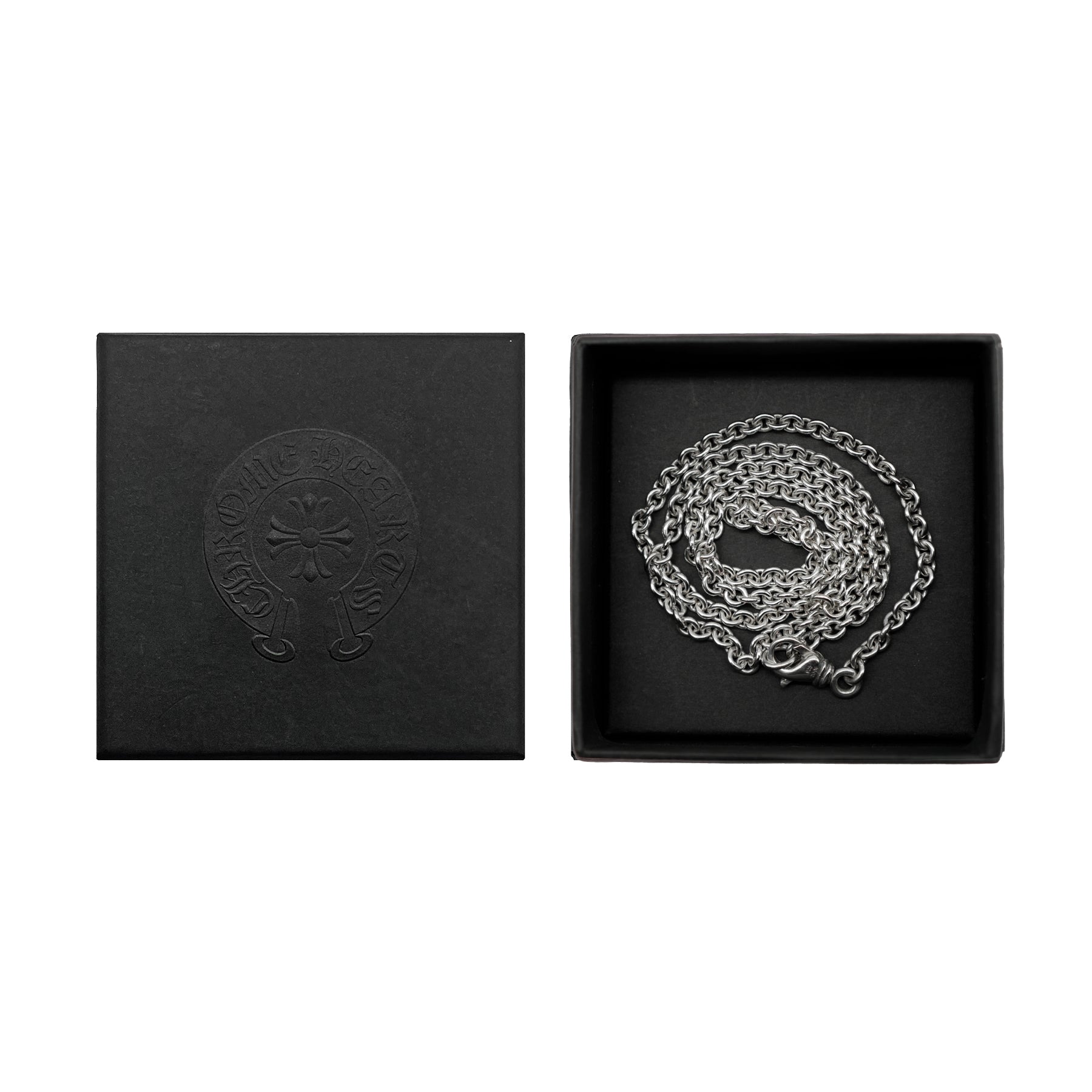 クロムハーツ925シルバー ネックレス ロブスタークラスプ Chrome Hearts 925 シルバー サーキュラー ロブスター バックル