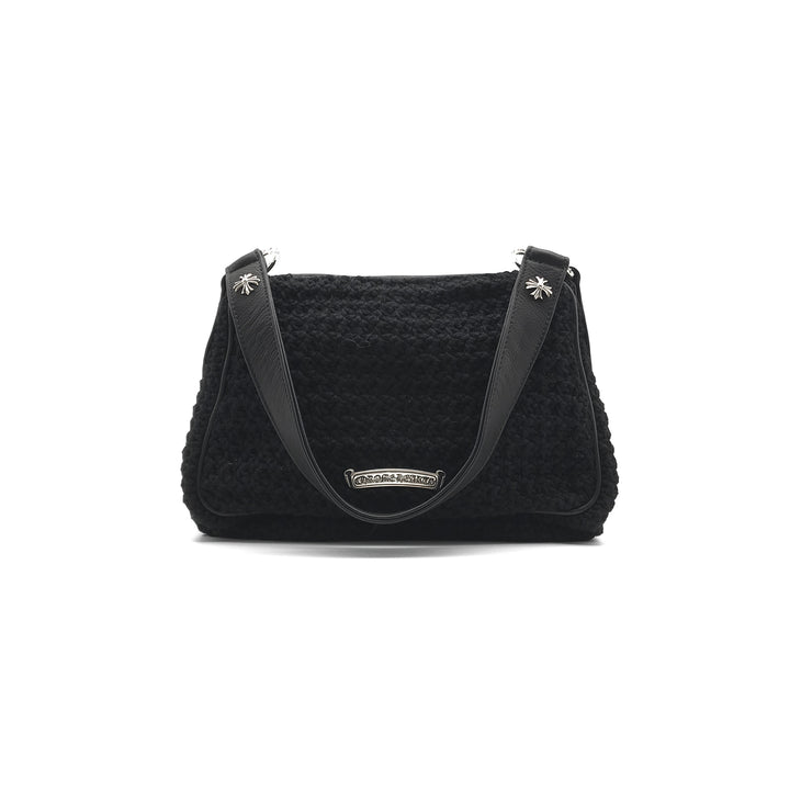 크롬하츠 캐시미어 블랙 우븐 치킨 너겟 백