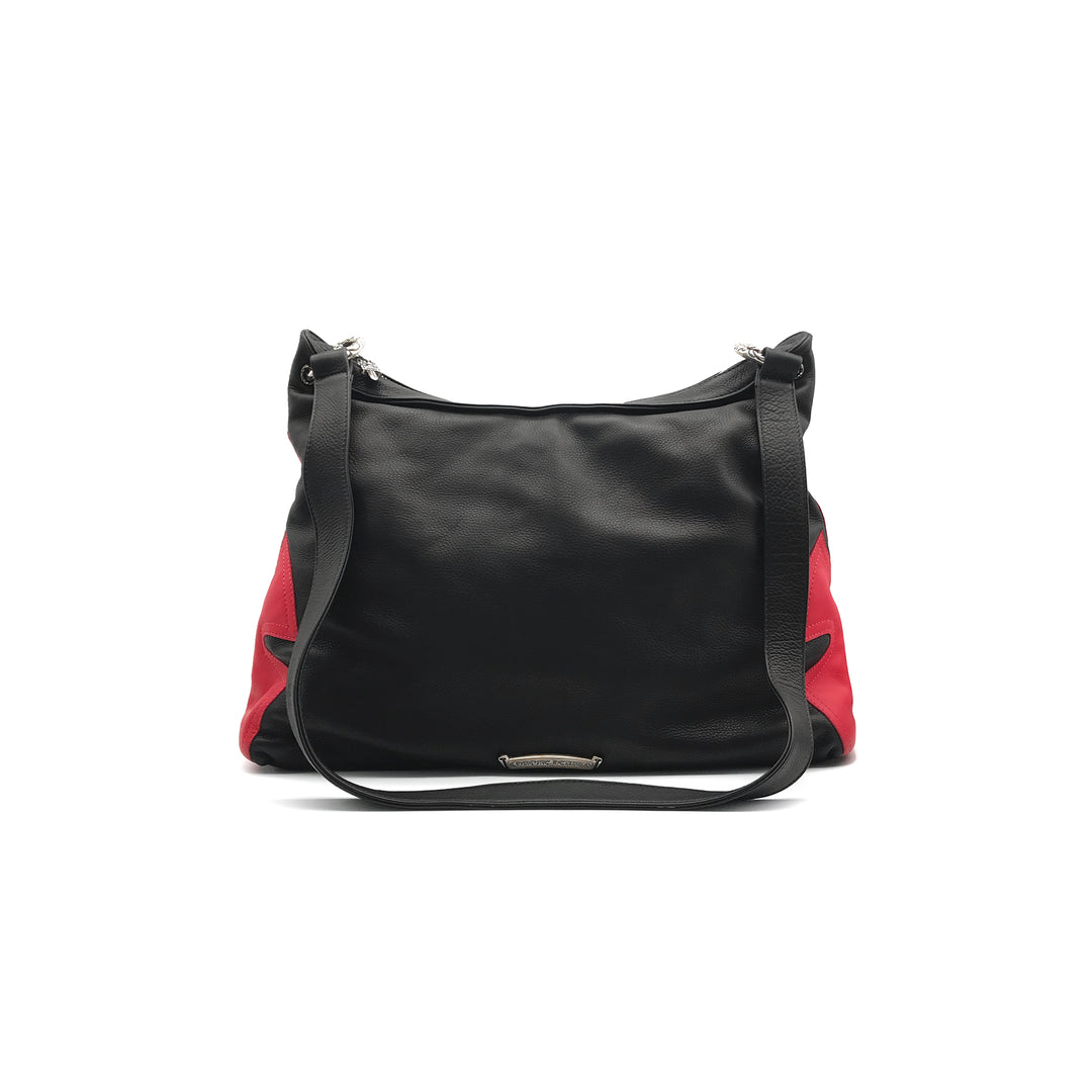 크롬하츠 실버 크로스 블랙 레드 리옹 백