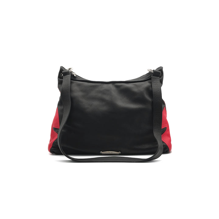 크롬하츠 실버 크로스 블랙 레드 리옹 백