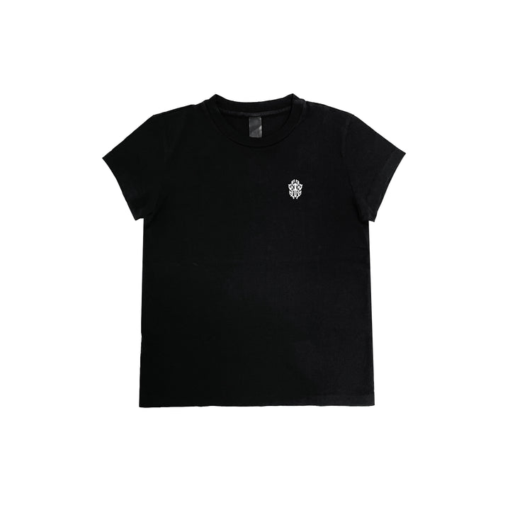 Chrome Hearts Dagger Embroidered Black Short Sleeve T-Shirt Tee