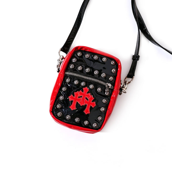 Chrome Hearts Taka Patent Leather Shoulder Bag