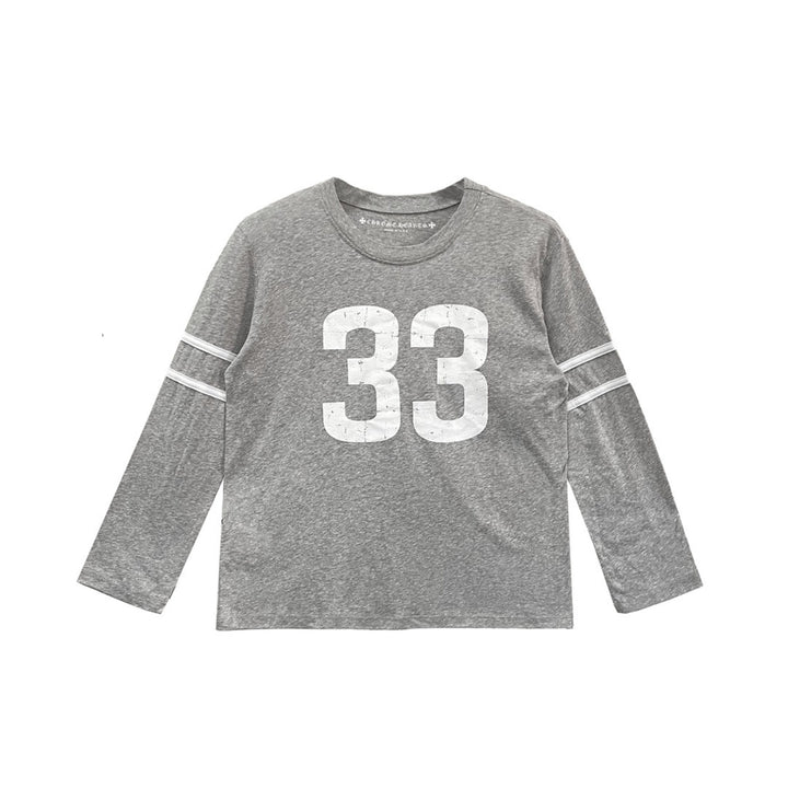 Chrome Hearts 33 Horseshoe Logo Long Sleeves Tee