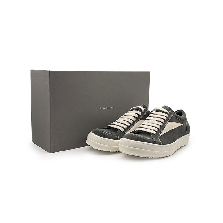 Rick Owens Vintage Sneaks Suede Low-Top Sneakers
